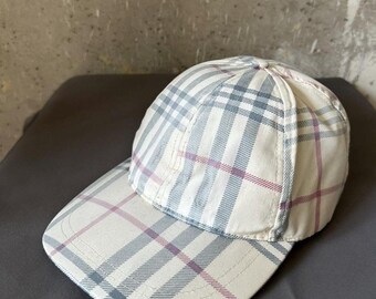 Vintage Beige Burberry Baseball Cap Brand New - Etsy display picture 1