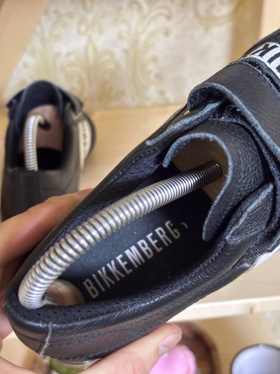 90S Vintage Dirk Bikkembergs Classic Big Logo Sneakers Suede Black