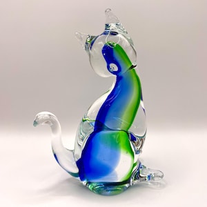Gato negro - Cristal de Murano original OMG