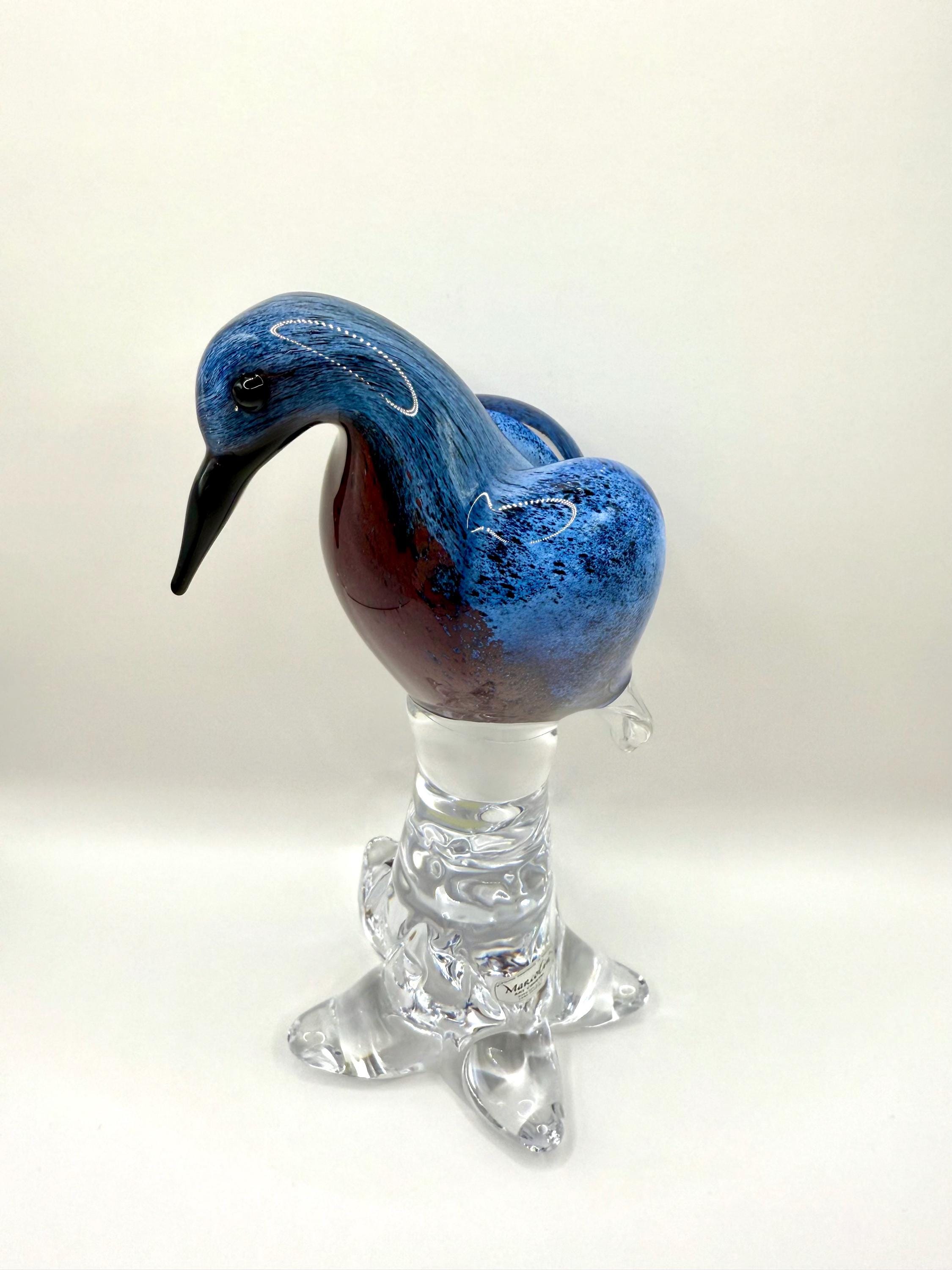 Marcolin Art Crystal マルコリン クリスタル ボート 船 青 Marcolin