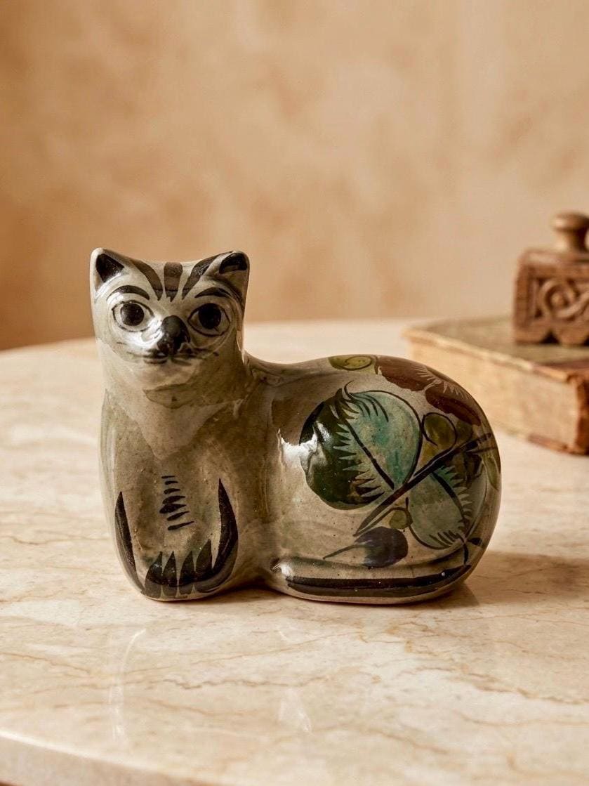 Tonala pottery cat - Etsy 日本