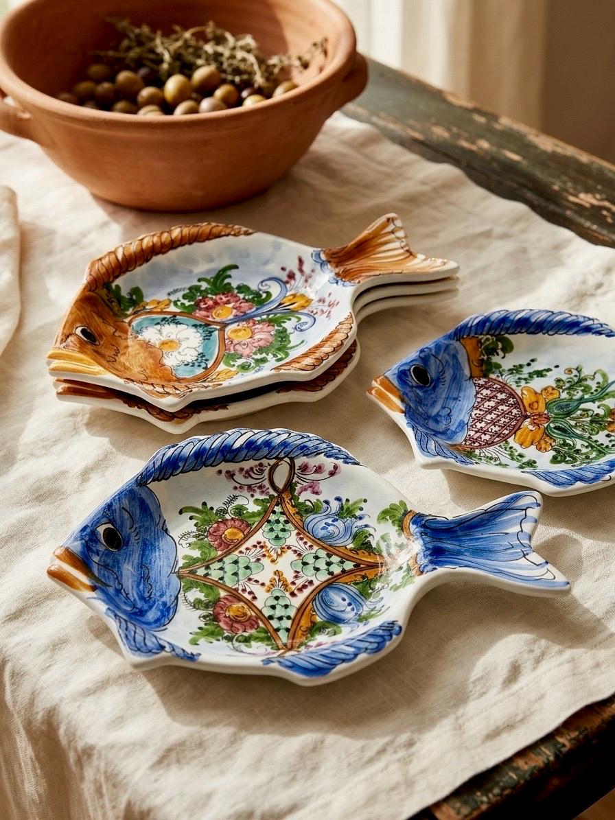 Fish shaped plates - Etsy 日本