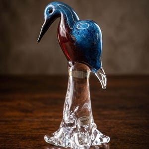 Marcolin Sweden Glass Bird - Etsy