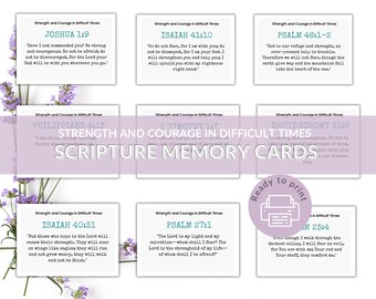 Angstbewältigung Schriftkarten, Bibel Affirmationen für Erwachsene, Karteikarten für psychische Gesundheit, Digitale Geschenkideen, Christliches druckbares Gebetset.