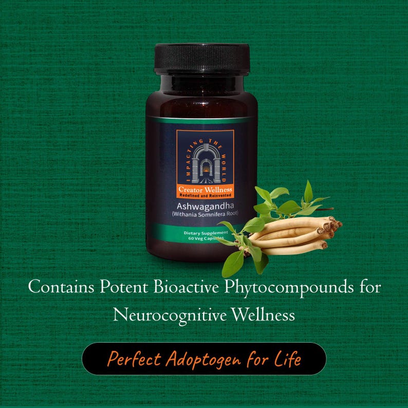 Ashwagandha - Withania Somnifera Root | 225mg Root Extract | 60 Capsules image 3