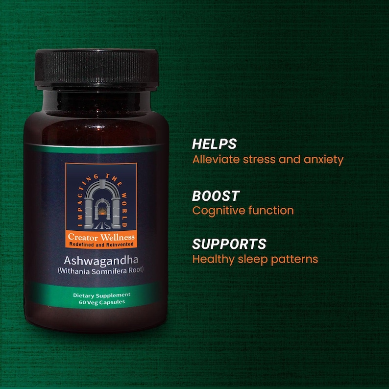 Ashwagandha - Withania Somnifera Root | 225mg Root Extract | 60 Capsules image 5