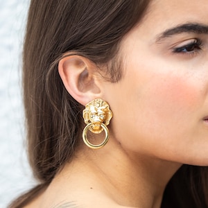 Vintage door knocker earrings new arrivals