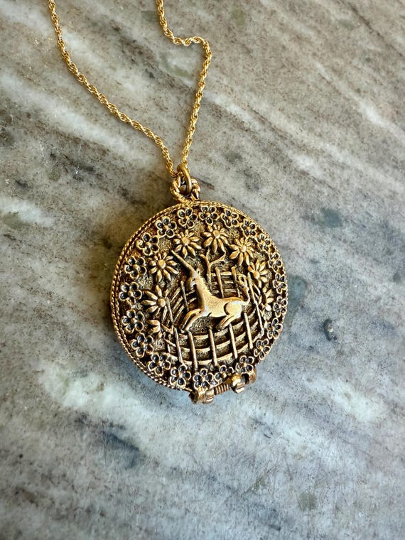 Unicorn locket necklace discount