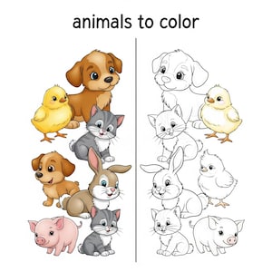 Animali da Colorare – 40 Disegni da Stampare per Momenti di Relax e Creatività!