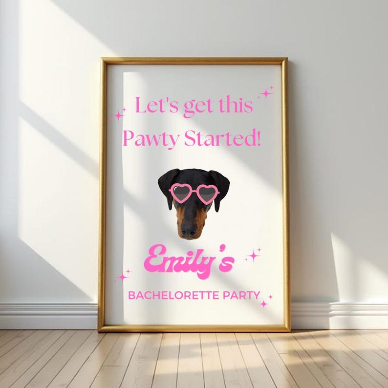 Purrfectly Glitzy Pawty Decor Kit - Cat Birthday Backdrops, Gold