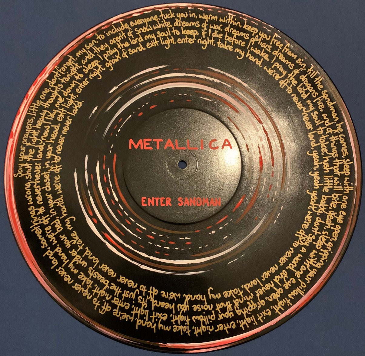 Metallica Ltd Edition Reproduction Signature Gold Record Display - Gold  Record Outlet Album and Disc Collectible Memorabilia