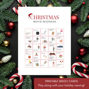 Hallmark Christmas Movie Bingo - Set of 10