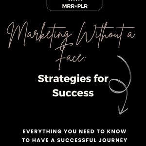 Faceless Digital Marketing Guide MRR PLR