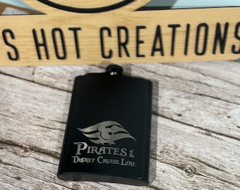 Pirates of the Cruise Line-kolv - DCL FE-present, fiskförlängare, present till män, svartmetallpiratkolv