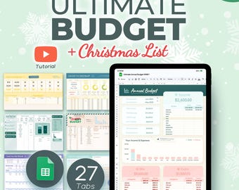 Christmas Gift Budget Spreadsheet For Family Gifts Shopping List Google Sheets Template Spreadsheet Monthly Budgeting Financial Planner
