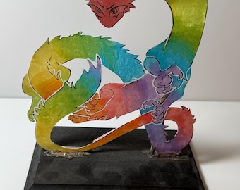 Chroma Papierfigur