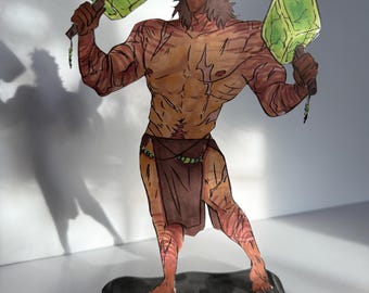 Star Folk Barbar Papier Figur