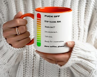 Not a Morning Person Coffee Mug | Funny Joke Gift