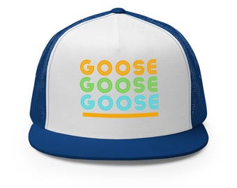 Goose Band Trucker Hat | Goose Band Merch | Jam Band Hat | Goose Concert Hat | Goose Fan Hat | Music Festival Trucker Hat