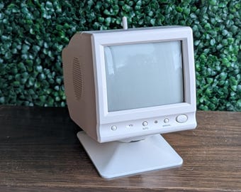 Vintage Mini CRT TV - Y2k Retro Future Wireless CCTV Security Monitor Home Decor