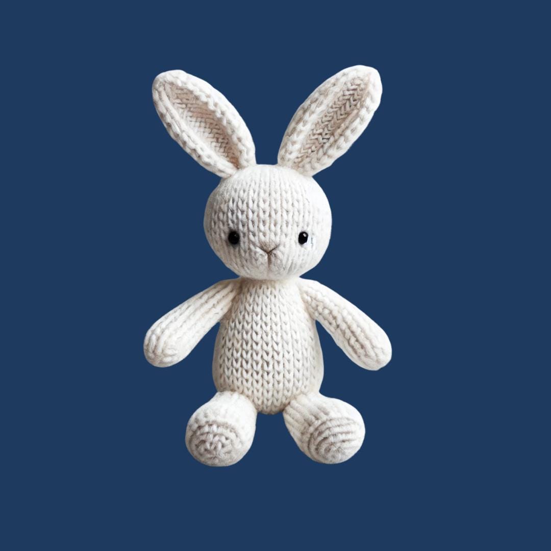 Craft Your Cuddly Rabbit With This Step-by-step Knitting Pattern - Etsy