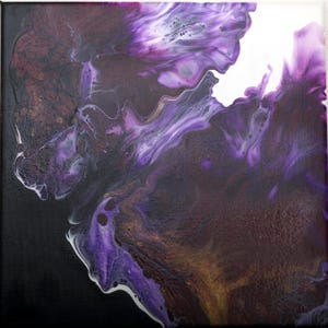 Acrylic fluid art painting - Acrylic pour painting - Fluid acrylic art - Original artwork - Abstract wall decor - One of a kind