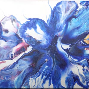 Acrylic fluid art painting - Acrylic pour painting - Fluid acrylic art - Original artwork - Abstract wall decor - One of a kind