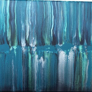 Acrylic fluid art painting - Acrylic pour painting - Fluid acrylic art - Original artwork - Abstract wall decor - One of a kind