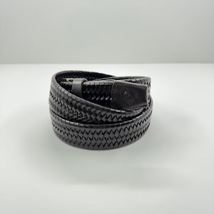 MysticElk Maille Braided high quality leather belt Handcrafted for men and women