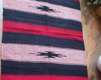 Handwoven Floor Covering Dhurrie, Rug Home Decor Living Room, Oriental, Traditional,(Multicolour) Rug, Ethnic rug, Tribal rug, handmade rug