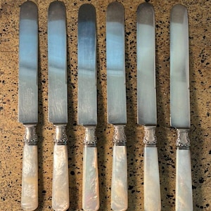 Set of 6 Antique Knives by Universal