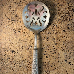 純銀 アンティークシルバー フルーツスプーン トマトサーバー 純銀