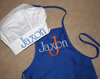 Personalized Preschool Apron With Chef Hat