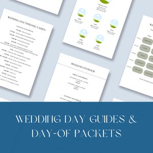 Wedding Day Timelines & Day-of Packets