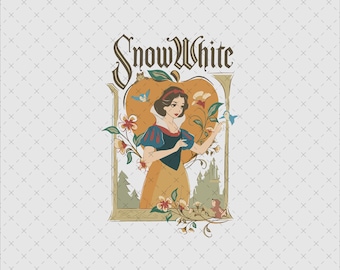 Snow White Princess PNG SVG, Family Vacation Design (Instant Download)