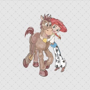 Toy Story Jessie Cowgirl Png, Toy Story Svg, Toy Story Png, Retro Toy Story Png, Jessie Png, Toy Story Shirt, Cowgirl Png, Digital File