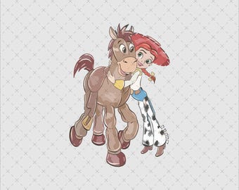 Toy Story Jessie Cowgirl Png, Toy Story Svg, Toy Story Png, Retro Toy Story Png, Jessie Png, Toy Story Shirt, Cowgirl Png, Digital File