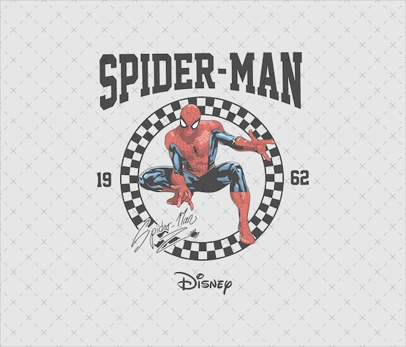 Retro Spiderman PNG SVG, Superhero Sublimation Design (Digital Download)