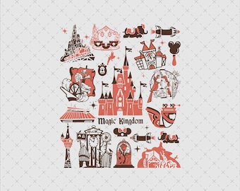 Magical Kingdom Castle PNG, Family Vacation Shirt Design