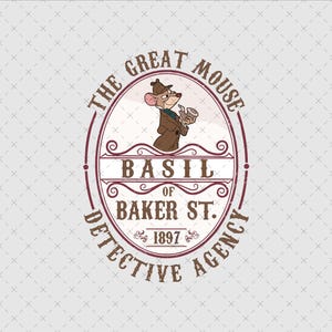 Wielki Mysz Detektyw Basil Z Baker Street Png Svg, Agencja Detektywistyczna Png, Rodzinna Wycieczka Myszy Png, Rodzinna Wycieczka Png Svg, Plik Cyfrowy
