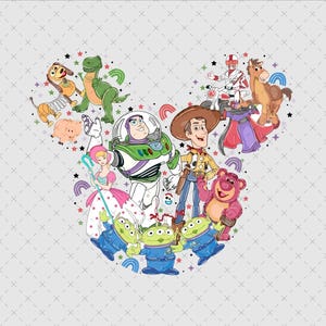 Toy Story Png, Toy Story Clipart, You've Got A Friend In Me Png, Jessie Png, Buzz Png, Alien Png, Cowgirls Png, Cartoon Characters Png