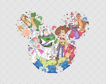 Toy Story Clipart, Cartoon Characters PNG SVG