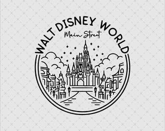 Magic Kingdom Castle Family Trip Svg Png, Instant Download, Main Street Vacation Shirt Print
