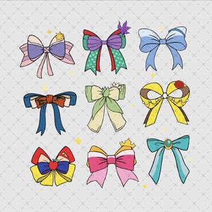 Comfort Colors Princess Cute Ribbons And Bows Png, Princess Png, Princess Coquette Tee, Princess Bow Svg, Gift for Child, Digital File