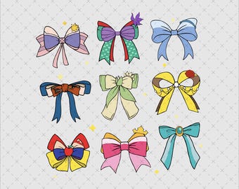Princess Cute Ribbons and Bows Png, Princess Png, Princess Coquette Tee ...