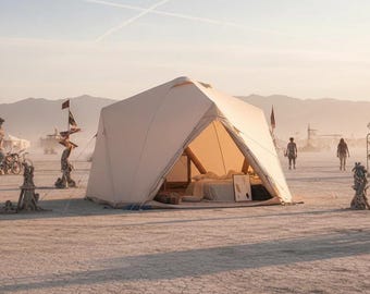 Air Quatro Inflatable Dome Tent | 13ft No-Pole 3-Season Camping