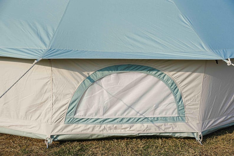 Classic Bell Tent 200gsm | 3 Colors 10ft Canvas Camping Tent image 8