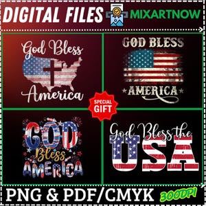 Gift 4 Design God Bless America PNG,Fireworks Patriotic Christian,God Bless America Design,American Flag Cross Design,God American Flag