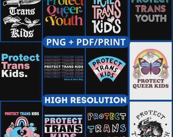 12 Design Protect Trans YouthGift Protect Trans Kids PNG LGBTQ Rose Ally Trans Pride Flag,Transgender Protect Kids PNG,Support Pride Youth