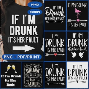 Projekt Best Friends Arrow Drunk Design, Jeśli jestem pijany Design, Prezent Jeśli jestem pijany To jej wina PNG, To jej wina Wieczór panieński Flamingo